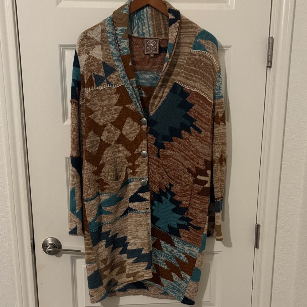 Double D Ranch Multicolor Knit Cardigan
